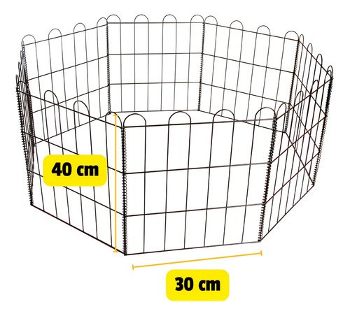 Cercadinho Pet Porquinho da Índia Mini Coelho + Porta Feno - 3