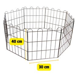 Cercadinho Pet Porquinho da Índia Mini Coelho + Porta Feno - 3
