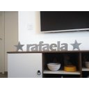 Ver imagem 2 de Letra Decorativa Concreto Nome Palavra Rafaela Estrela