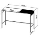 Ver imagem 7 de Aparador New Hanover e Preto 120 cm - D’Rossi