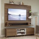 Ver imagem 1 de Rack com Painel para Tv até 60 Polegadas 180 Cm Rustic/branco Metz Madesa Rustic/branco