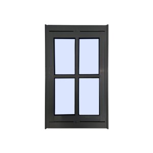 Vitro Pivotante Quadriculado Preto 120x80 Linha 25