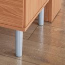 Ver imagem 3 de Kit Bancada Ilha para Cozinha + Balcão para Cooktop 1,20m 5 Bocas 2 Portas e 3 Gavetas Turim Nature