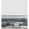 Papel de Parede Adesivo Imita 3D Moldura de Gesso - 1