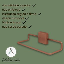 Porta Toalha de Rosto - Organizador de Banheiro - Linha Premium - 2