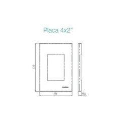 Conjunto 2 Interruptor Simples + Tomada 10a 4x2 Sleek Margirius - 3