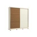 Ver imagem 2 de Guarda Roupa Casal 2 Pts 6g c/Pés CB03T592 Offwh Kappesberg