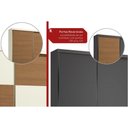 Ver mais imagens de Guarda Roupa Casal 2 Pts 6g c/Pés CB03T592 Offwh Kappesberg
