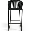 Ver imagem 6 de Kit 04 Banqueta Para Área Gourmet Cozinha Varanda Corda Náutica Porto D04 Preto - Lyam Decor