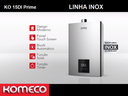 Ver imagem 4 de Aquecedor de Água a Gás Komeco Ko 16 Di Prime Inox Digital 16 litros Bivolt Gás GLP