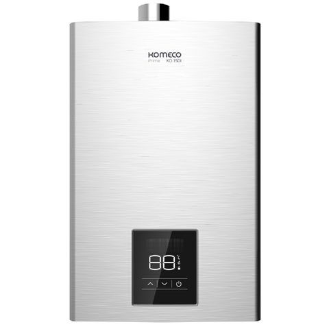 Aquecedor de Água a Gás Komeco Ko 16 Di Prime Inox  Digital 16 litros Bivolt Gás GLP