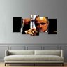 Quadro O Poderoso Chefão Para Quarto Filmes 125x60 - 4