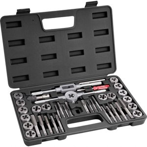 Jogo Macho Manual e Cossinete com 40 Peças - Nove54