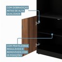 Ver mais imagens de Armário Estante Office em Mdp Web Office Nogal-preto