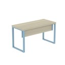 Ver imagem 1 de Mesa Escritório 1500x700x750mm M150-70pe40tub Castanheira Natural-azul Dali