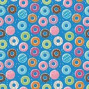 Ver imagem 2 de Papel de Parede Infantil - Donuts 3 Arte Destaque 2,50 Metros