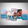 Quadro decorativo Cavalos Artístico Para Sala Hall Mosaico - 2