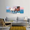 Quadro decorativo Cavalos Artístico Para Sala Hall Mosaico - 4