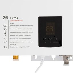 Aquecedor de Água a Gás Digital Rheem 26 Litros Gn Bivolt Branco 8 Sistemas de Segurança - 3