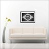Quadro Bandeira Do Brasil Preto e Branco Salas Com Moldura - 3