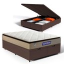Ver imagem 2 de Cama Box Baú + Colchão Gazin de Molas Ensacadas Pillow Top Air Pro Queen 158 cm