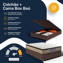 Ver imagem 6 de Cama Box Baú + Colchão Gazin de Molas Ensacadas Pillow Top Air Pro Queen 158 cm