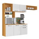 Ver imagem 1 de Armário de Cozinha Compacta 180cm Maxyn Cinamomo/branco A15 - Mpozenato