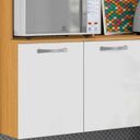 Ver imagem 4 de Armário de Cozinha Compacta 180cm Maxyn Cinamomo/branco A15 - Mpozenato