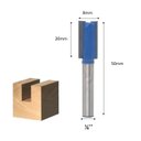 Ver imagem 2 de Fresa Reta Para Tupia Haste 6mm Corte 8mm x 20mm