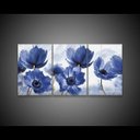 Ver imagem 5 de Quadro Decorativo 122x60 Sala Quarto Abstrato Flor Azul