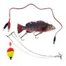 Isca Peixe Realista Artificial Pesca Pescaria USB Led Articulado Robotico Fishing Automatico Lambari - 2