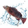 Isca Peixe Realista Artificial Pesca Pescaria USB Led Articulado Robotico Fishing Automatico Lambari - 6