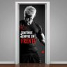 Adesivo Para Porta Para Academia Sempre Em Frente- 93X210Cm - 1