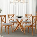 Ver imagem 2 de Kit 02 Cadeiras Para Sala de Jantar e Estar Living Estofada Ávila L02 Suede Cinza - Lyam Lyam Decor