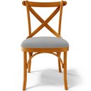 Ver imagem 6 de Kit 02 Cadeiras Para Sala de Jantar e Estar Living Estofada Ávila L02 Suede Cinza - Lyam Lyam Decor