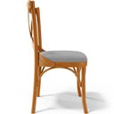 Ver imagem 7 de Kit 02 Cadeiras Para Sala de Jantar e Estar Living Estofada Ávila L02 Suede Cinza - Lyam Lyam Decor