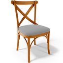 Ver imagem 3 de Kit 02 Cadeiras Para Sala de Jantar e Estar Living Estofada Ávila L02 Suede Cinza - Lyam Lyam Decor