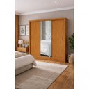 Ver imagem 1 de Guarda Roupa com Espelho e 3 Portas Sapphire -grand Line