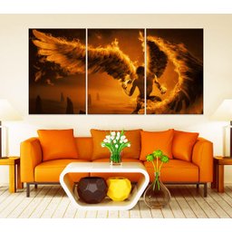 Quadro Decorativo 122x60 Sala Quarto Arte Anjo Caído - 6