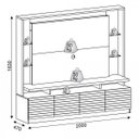 Ver imagem 7 de Estante Home para TV até 60 Polegadas Italian DJ Móveis