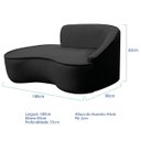 Ver imagem 5 de Kit Divã Recamier Orgânico Marrocos 180cm Lado Esquerdo e 2 Poltronas Amore Linho