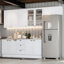 Ver imagem 1 de Cozinha Compacta 05 Peças com Aéreo de Vidro Americana Henn