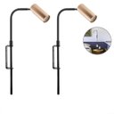 Ver imagem 1 de 2 Arandela Interna Dourada Articulada Cabeceira Plug Lup86