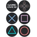 Ver imagem 1 de Conjunto 6 Porta Copos Com Caixa MDF Descanso De Copos de Mesa Gamer Ps4