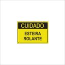 Ver imagem 1 de Placa - Esteira Rolante - 20cm X 15cm