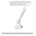 Ver imagem 6 de Base Pé de Mesa 45cm Preto Tripé Mesa Bistrô Decoração