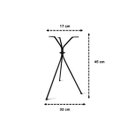 Ver imagem 4 de Base Pé de Mesa 45cm Preto Tripé Mesa Bistrô Decoração