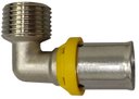 Ver imagem 1 de Cotovelo Macho Prensar Gás 26mmx3/4" Multicamada Sferagas Kit com 2 Unidades