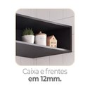 Ver imagem 4 de Cozinha Emilly 6 Portas 4 Gavetas c/Nichos Yescasa Preto