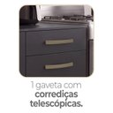 Ver imagem 6 de Cozinha Emilly 6 Portas 4 Gavetas c/Nichos Yescasa Preto